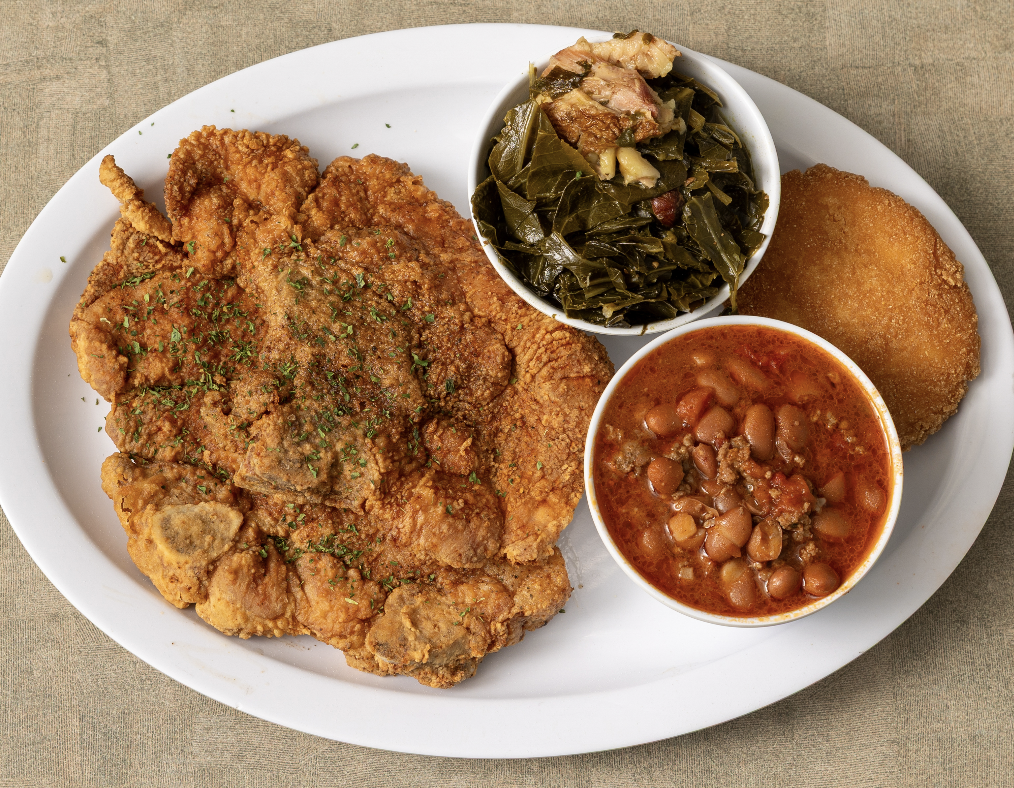 FRIED PORK CHOPS.