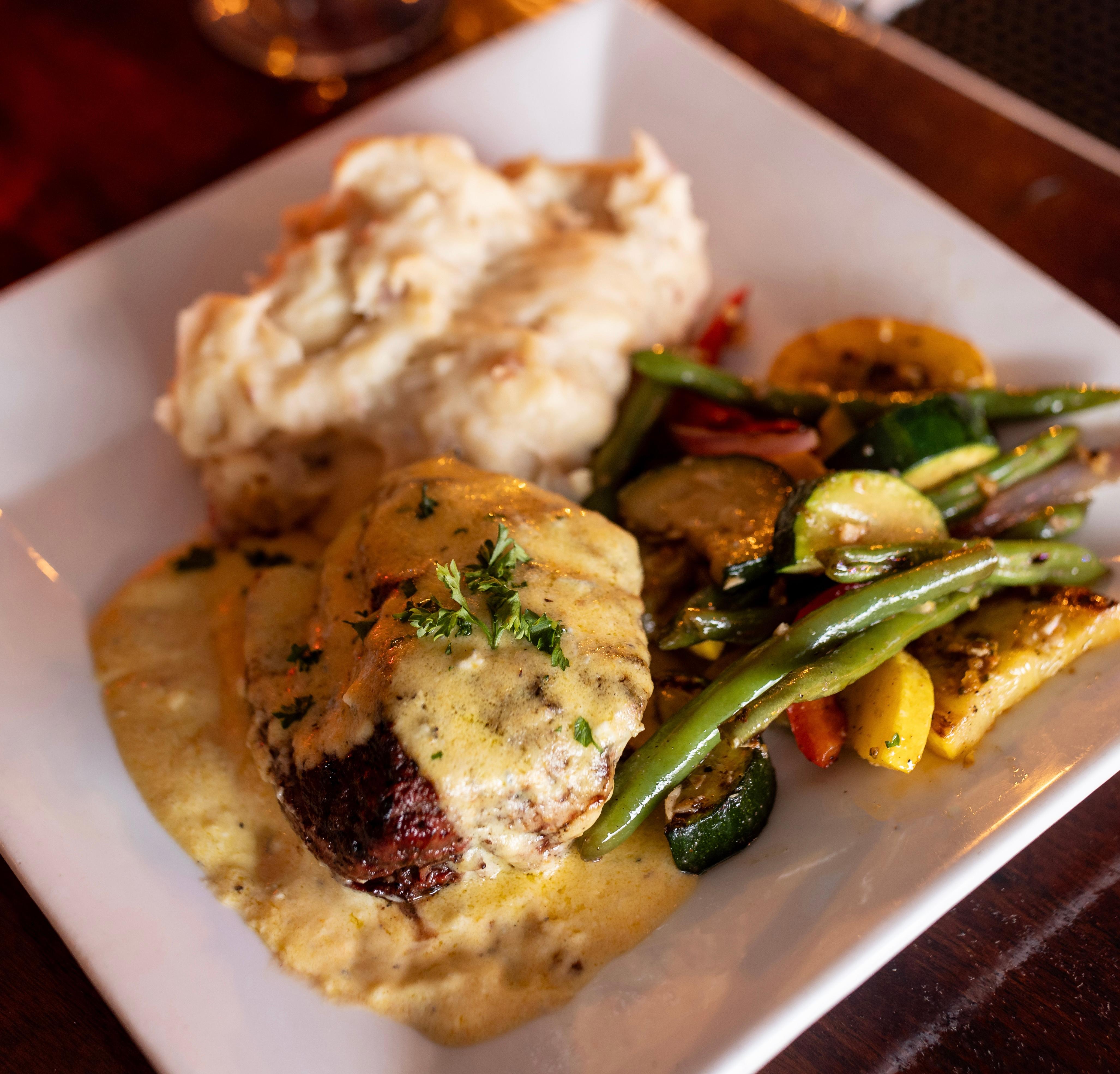 Black & Bleu Filet Mignon.