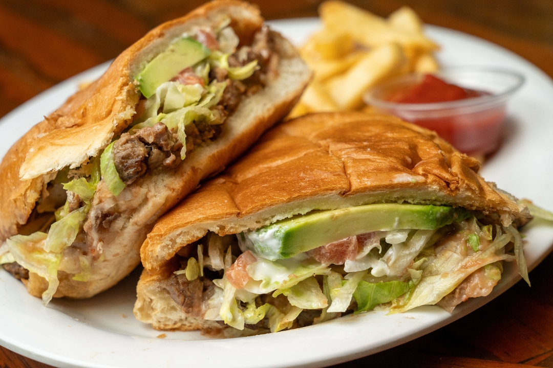 Mexican Torta Plate.