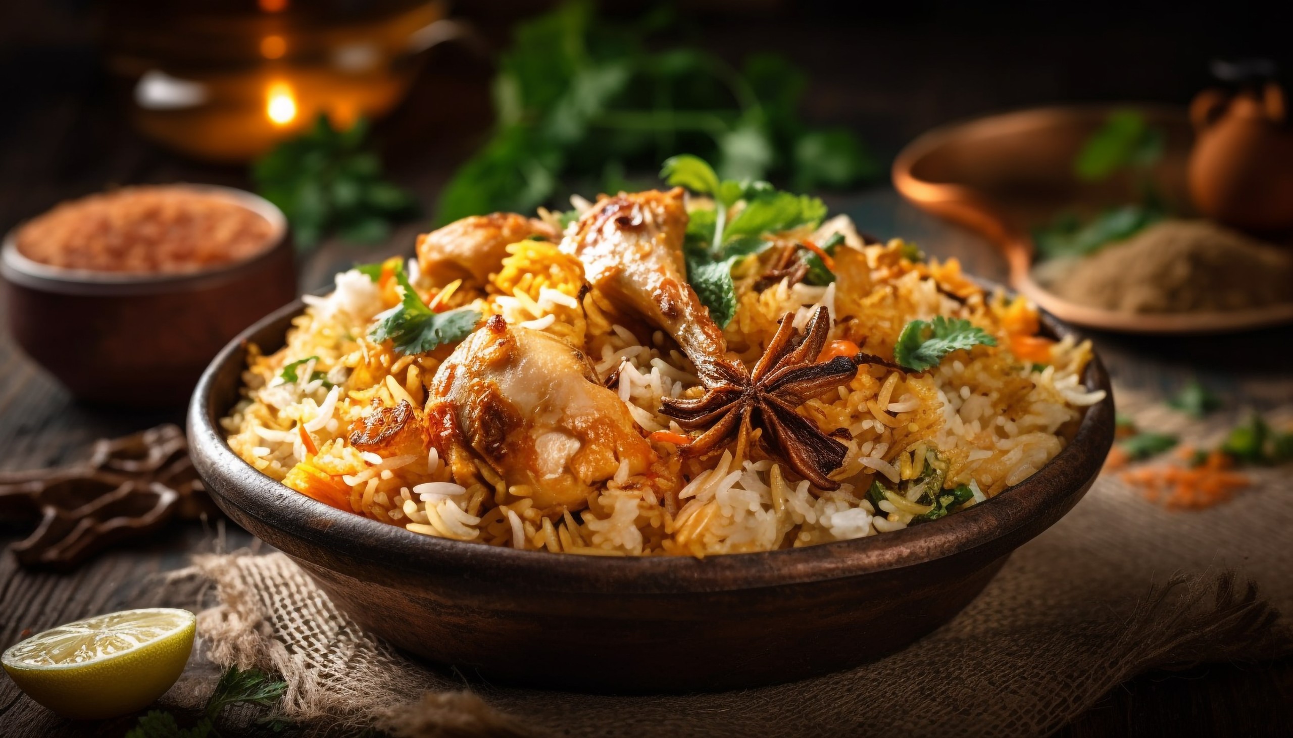 Chicken Dum Biryani.