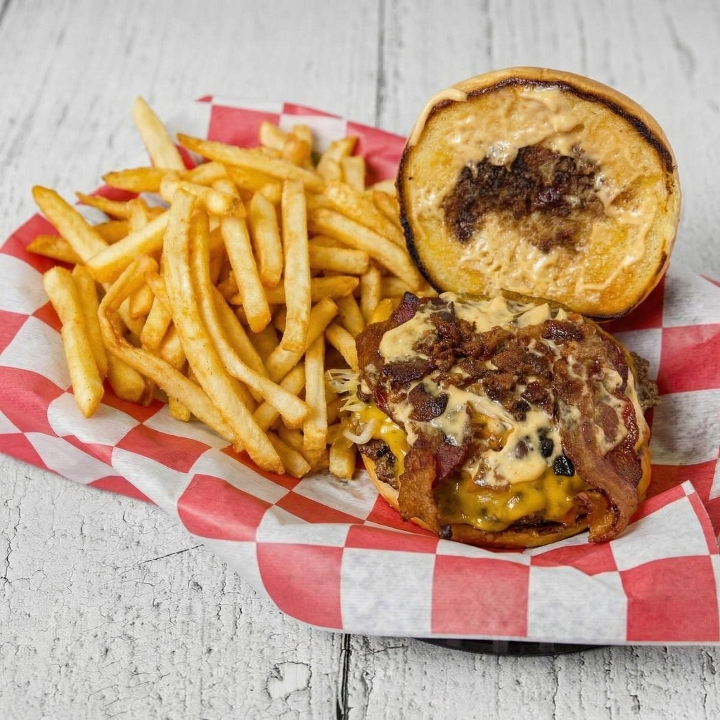 The Ultimate Bacon Smash.