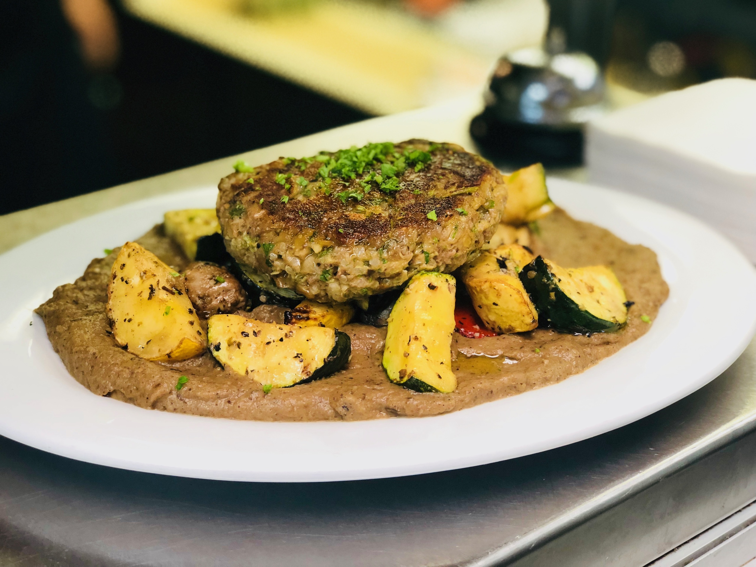 Lunch - Heavenly Veggie Patty.
