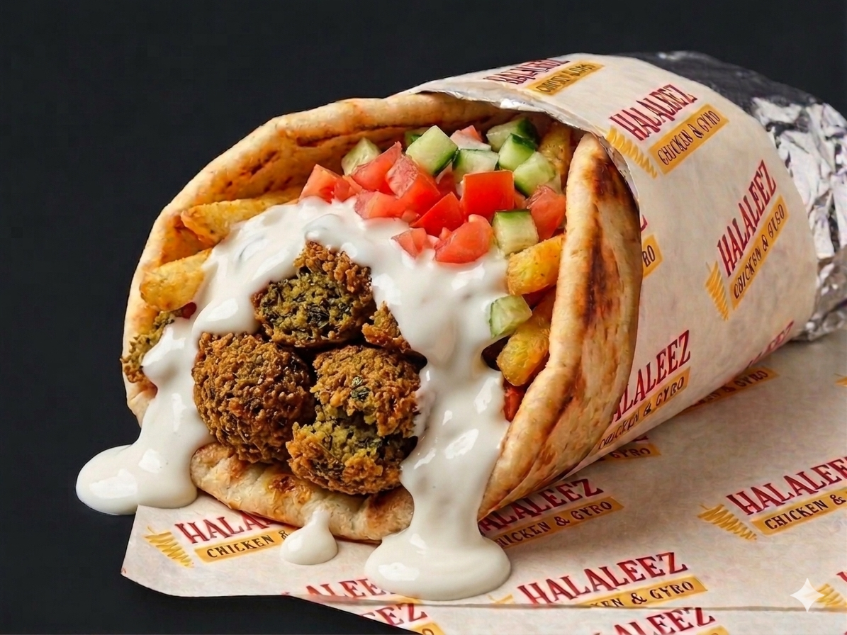 Falafel Wrap.
