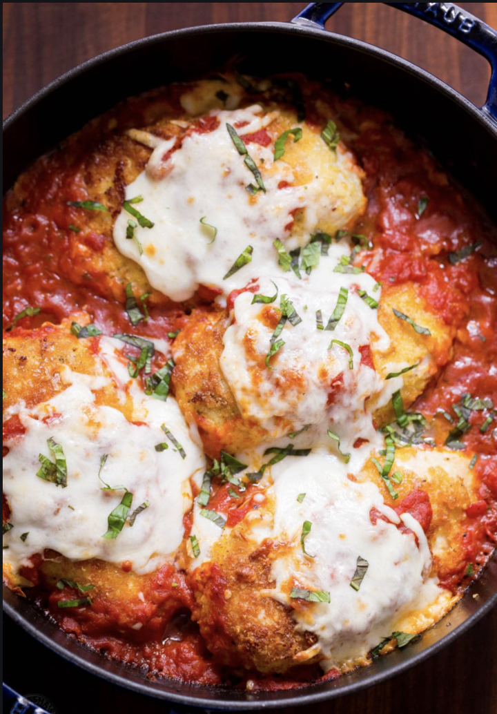 Chicken Parmigiana.