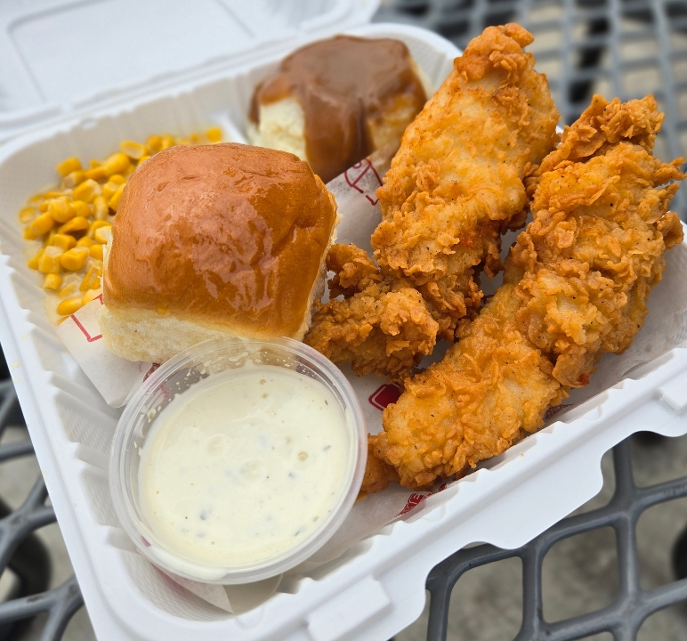 Tender Box (2 Sides, Roll & Sauce).
