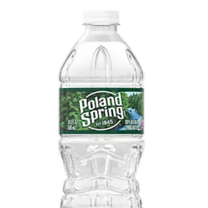 Poland Springs Water.
