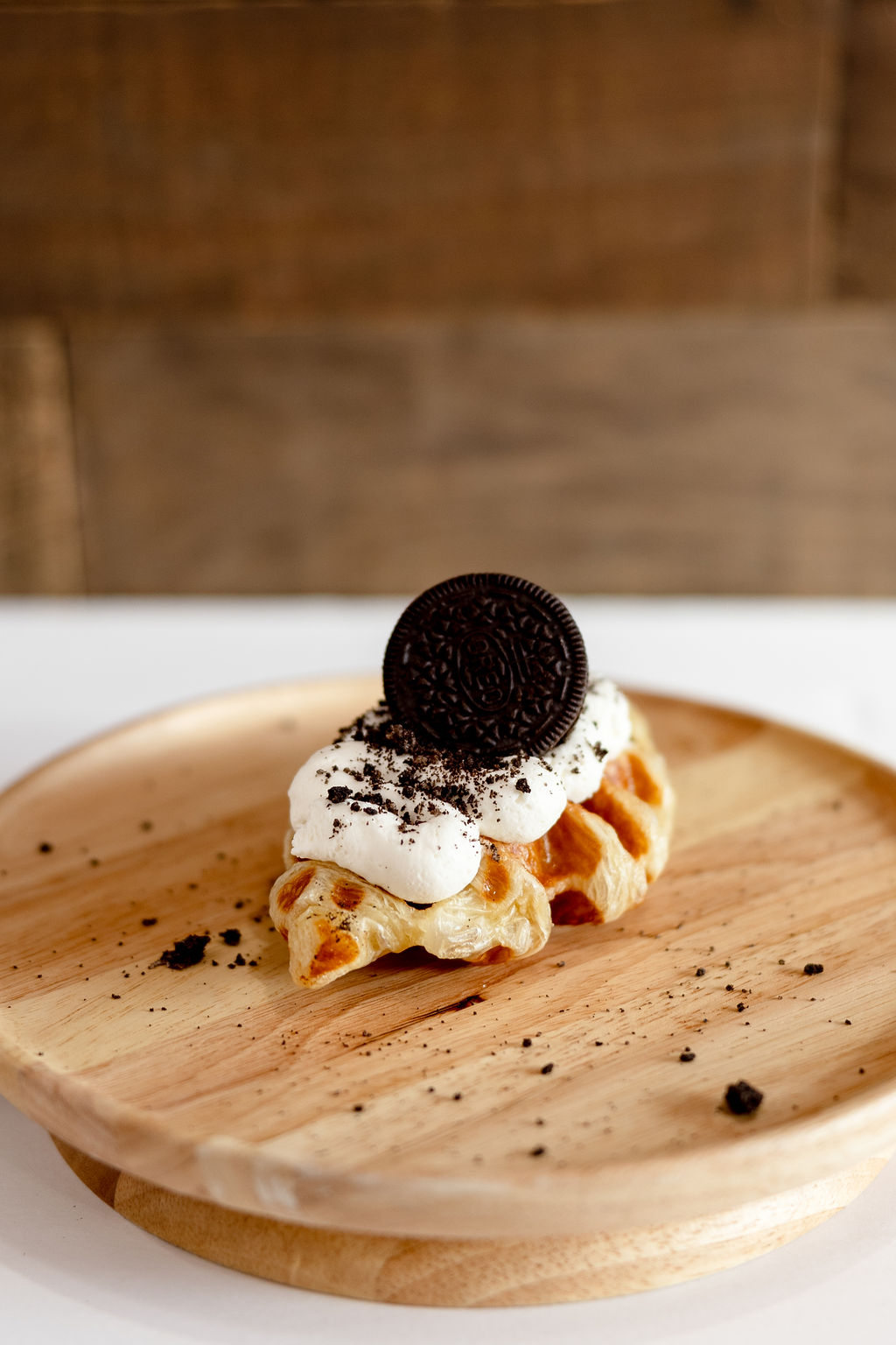 Cookies & Cream Croffle.