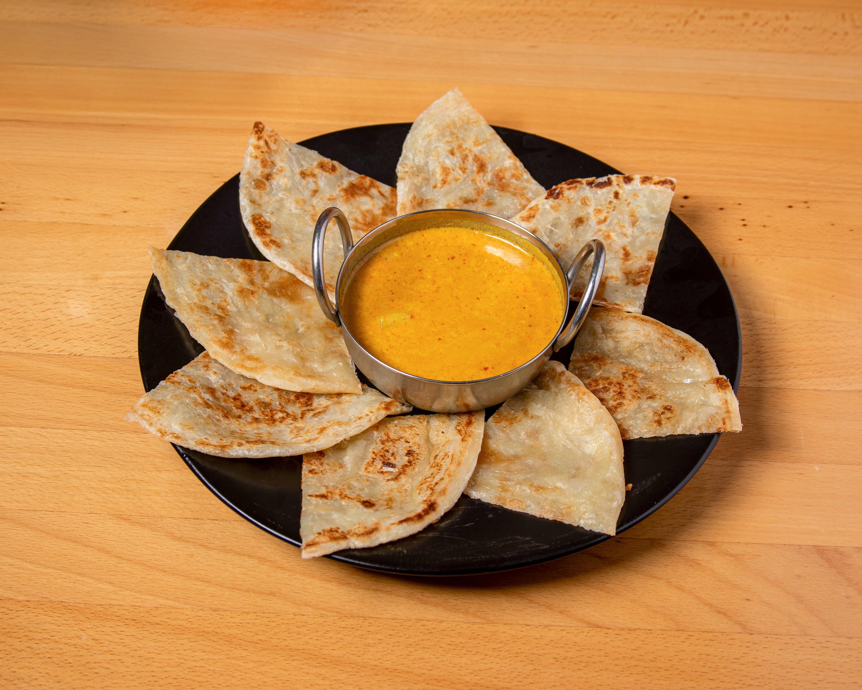 Roti with Yellow Curry.