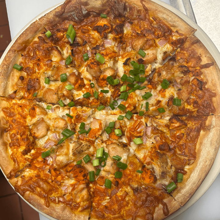 Buff Chicken Pizza.