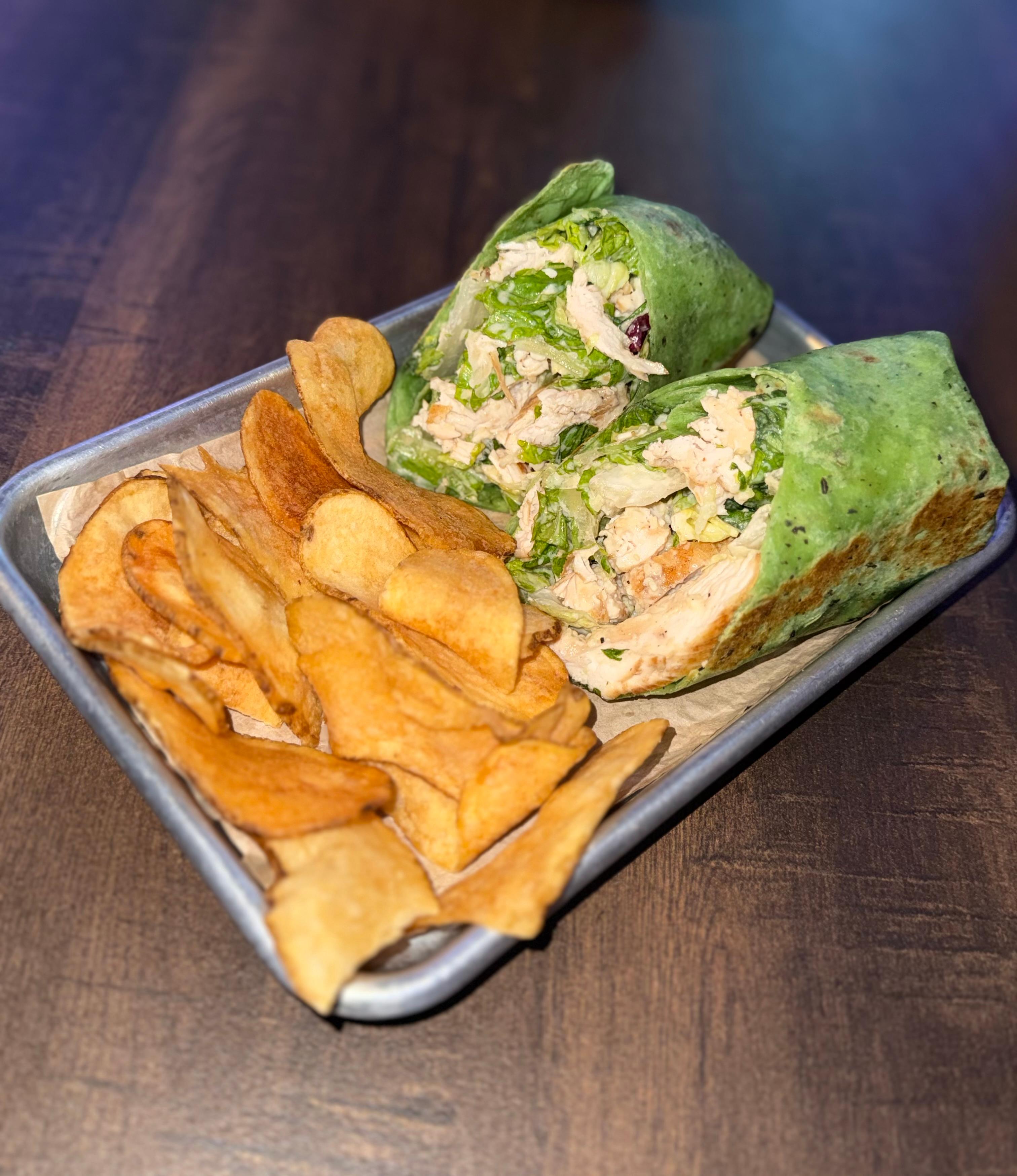 Chicken Caesar Wrap.