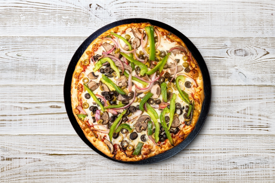 Small Veggie Pizza.