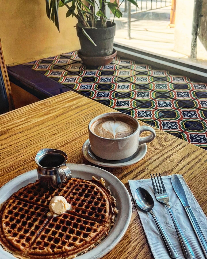 Sesame Crunch Waffle.