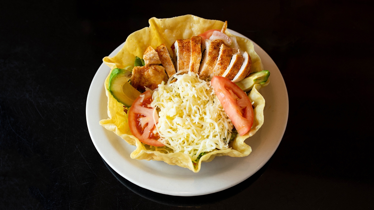 !Bacon and Chicken Salad.