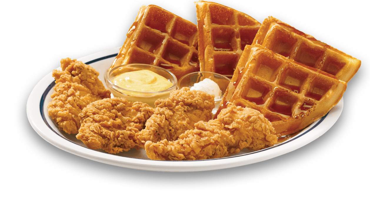 1/2 Chicken & Waffles (4pc.).