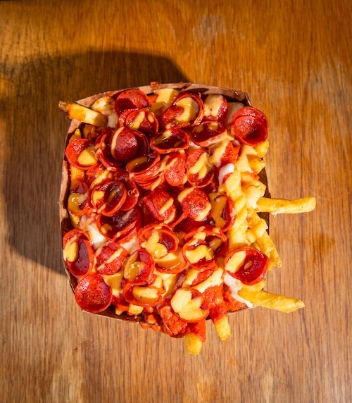 Drunk 'Za Fries.