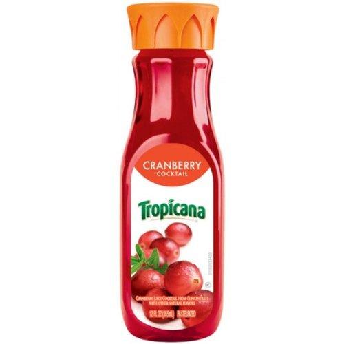 Tropicana Pure Cocktail, Cranberry, 12 Ounce (Pack of 12).