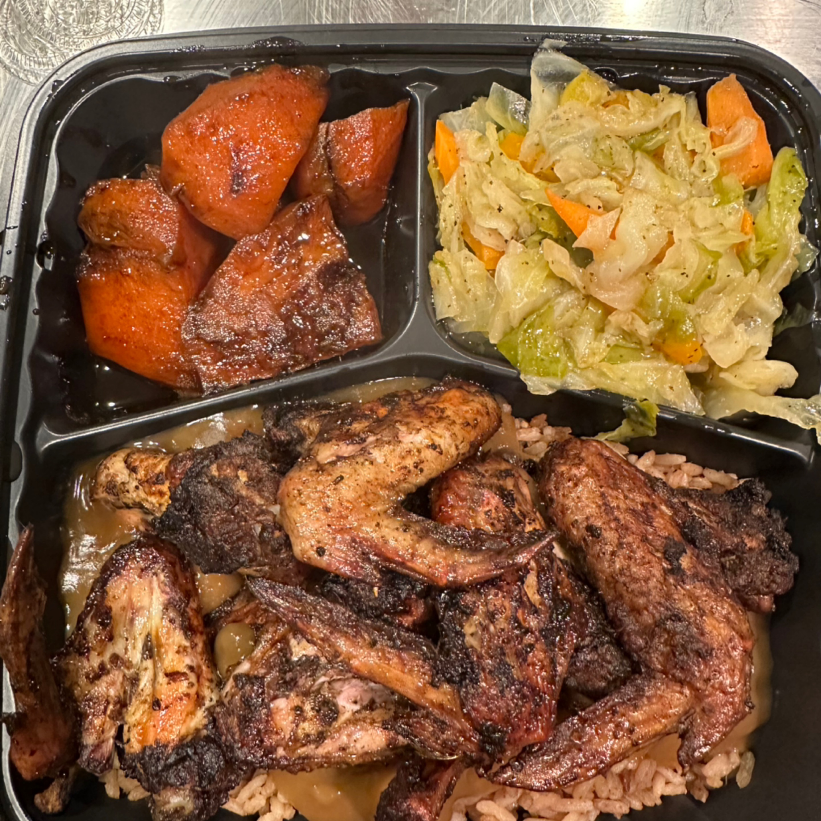 Jerk Wing Dinner.