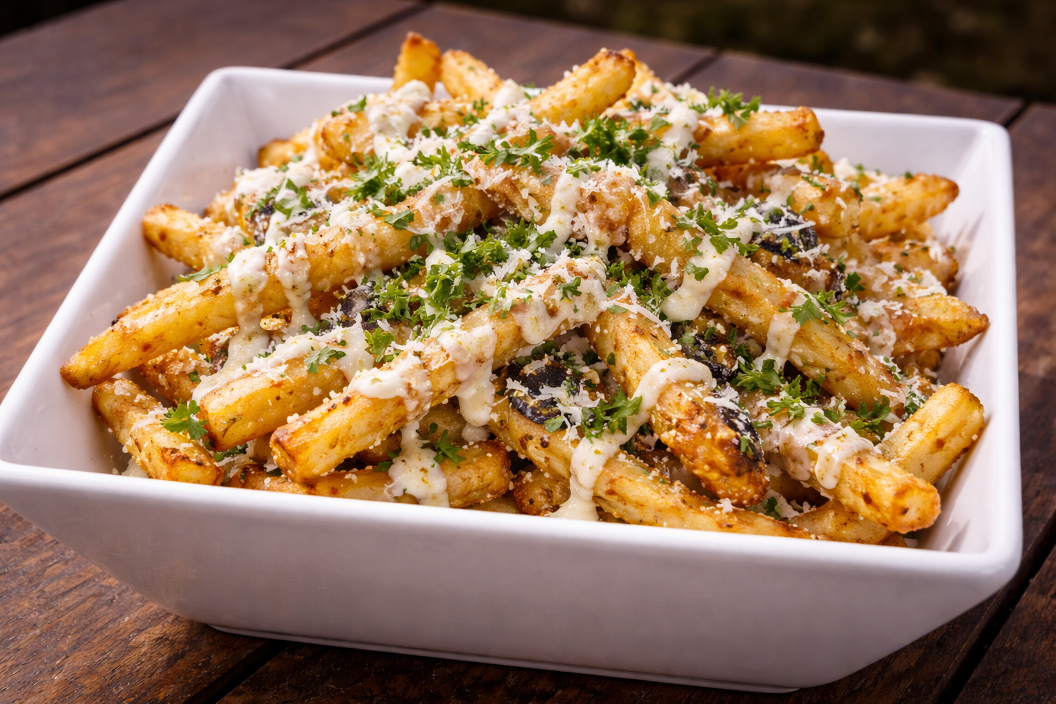 Truffled Parmesan Fries.