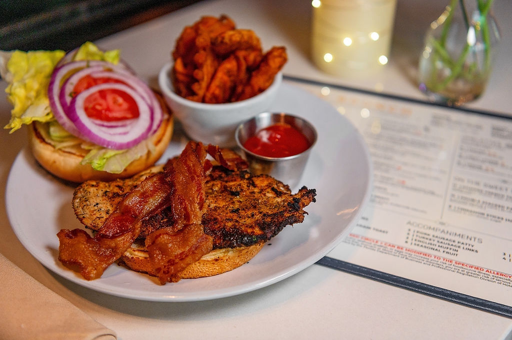 Fat Village Chicken Sandwich.