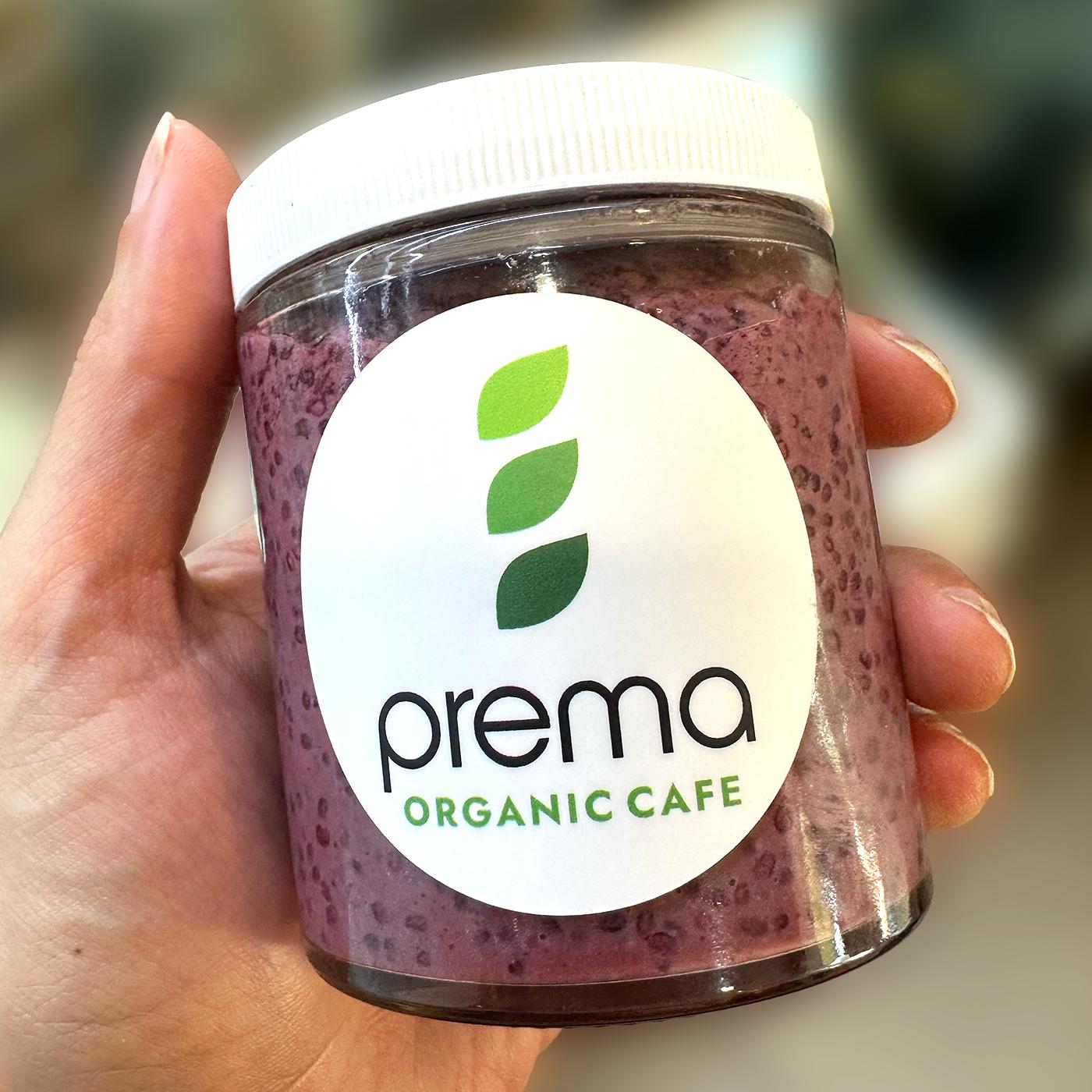 Chia Pudding: Blueberry.