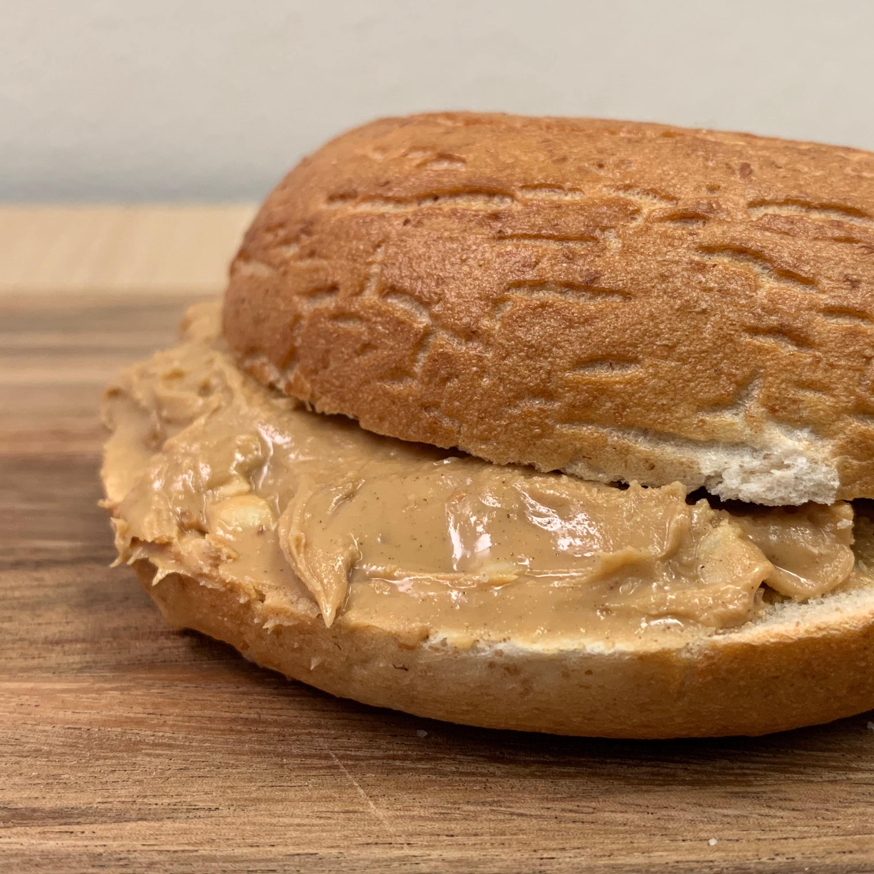 Bagel + Peanut Butter..