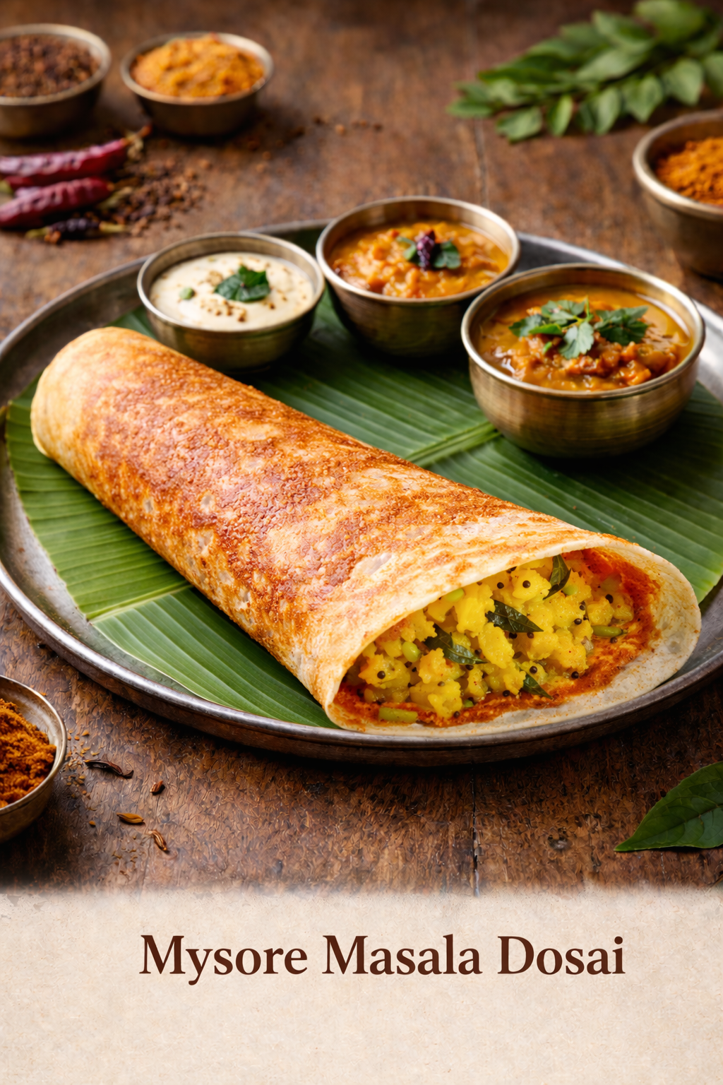 Mysore Masala Dosa.