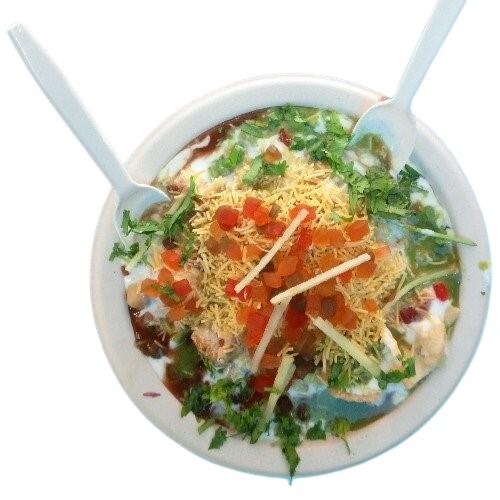 Samosa Loaded Chaat.