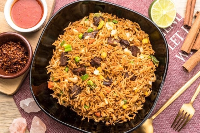 Goat Fried Rice.
