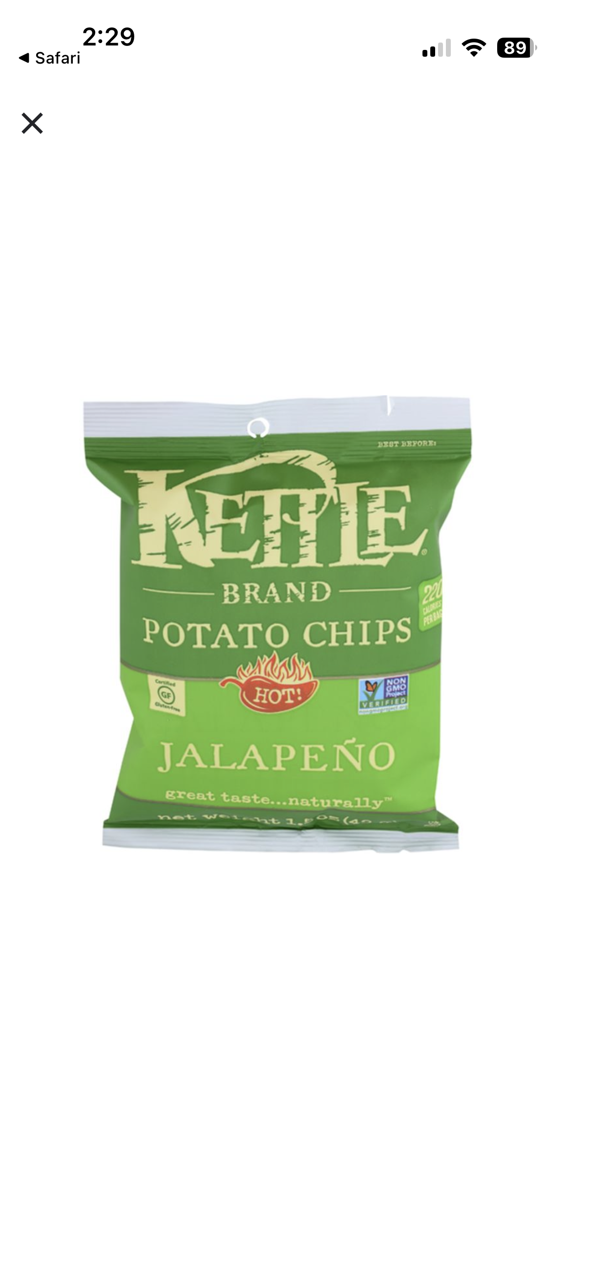 Jalapeno Kettle Chips.