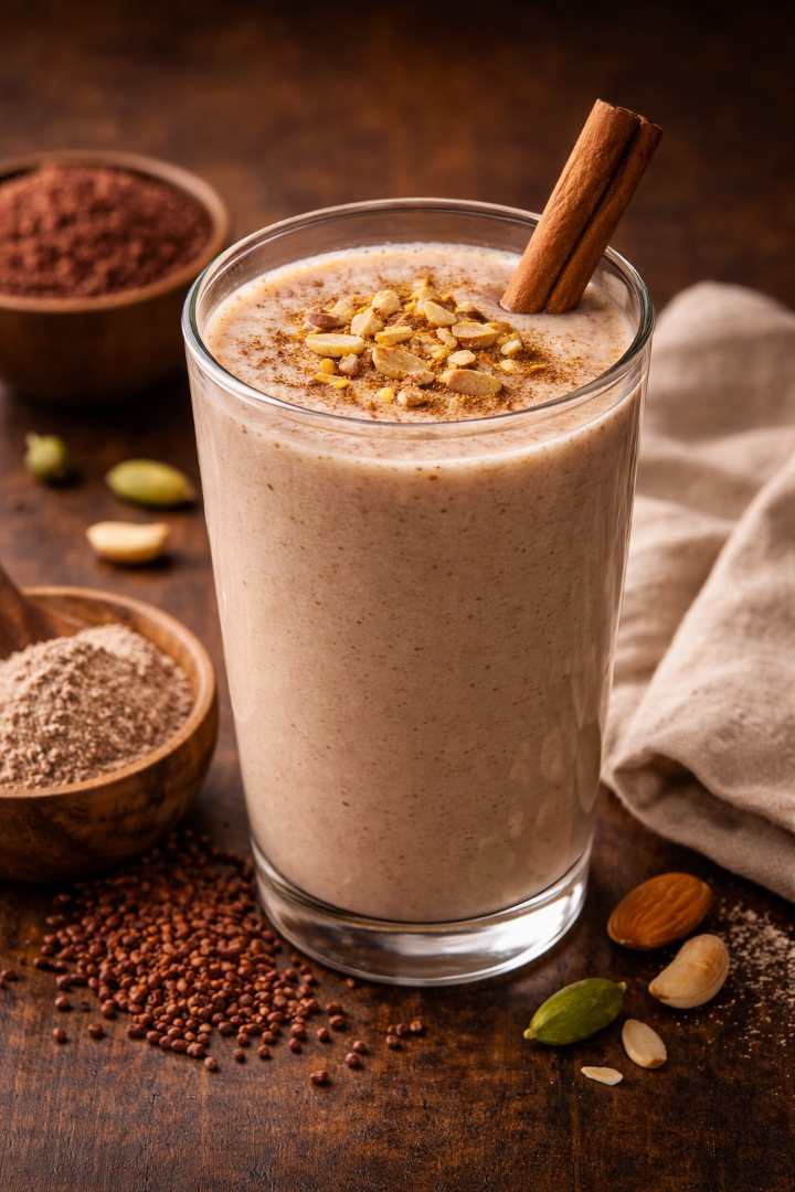 Ragi Malt (Healthy Finger Millet Porridge).
