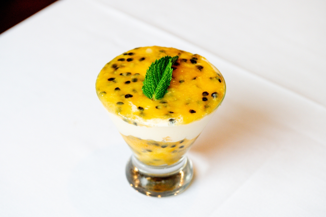 Passion Fruit Mousse.
