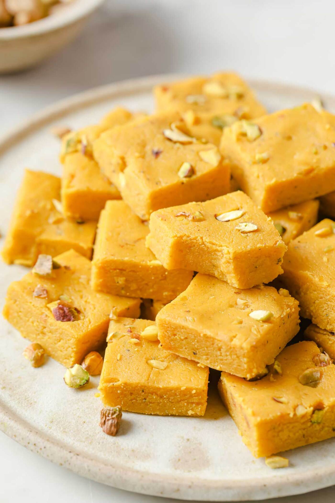 Mango Lassi BURFI 1 LB  * NEW Sweet Item *.