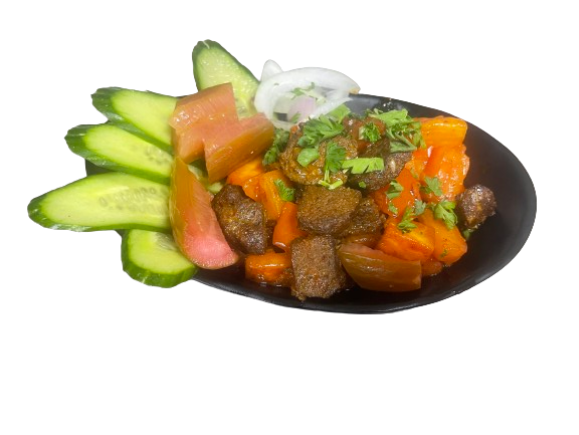 Soujouk w/Tomatoes Appetizer.