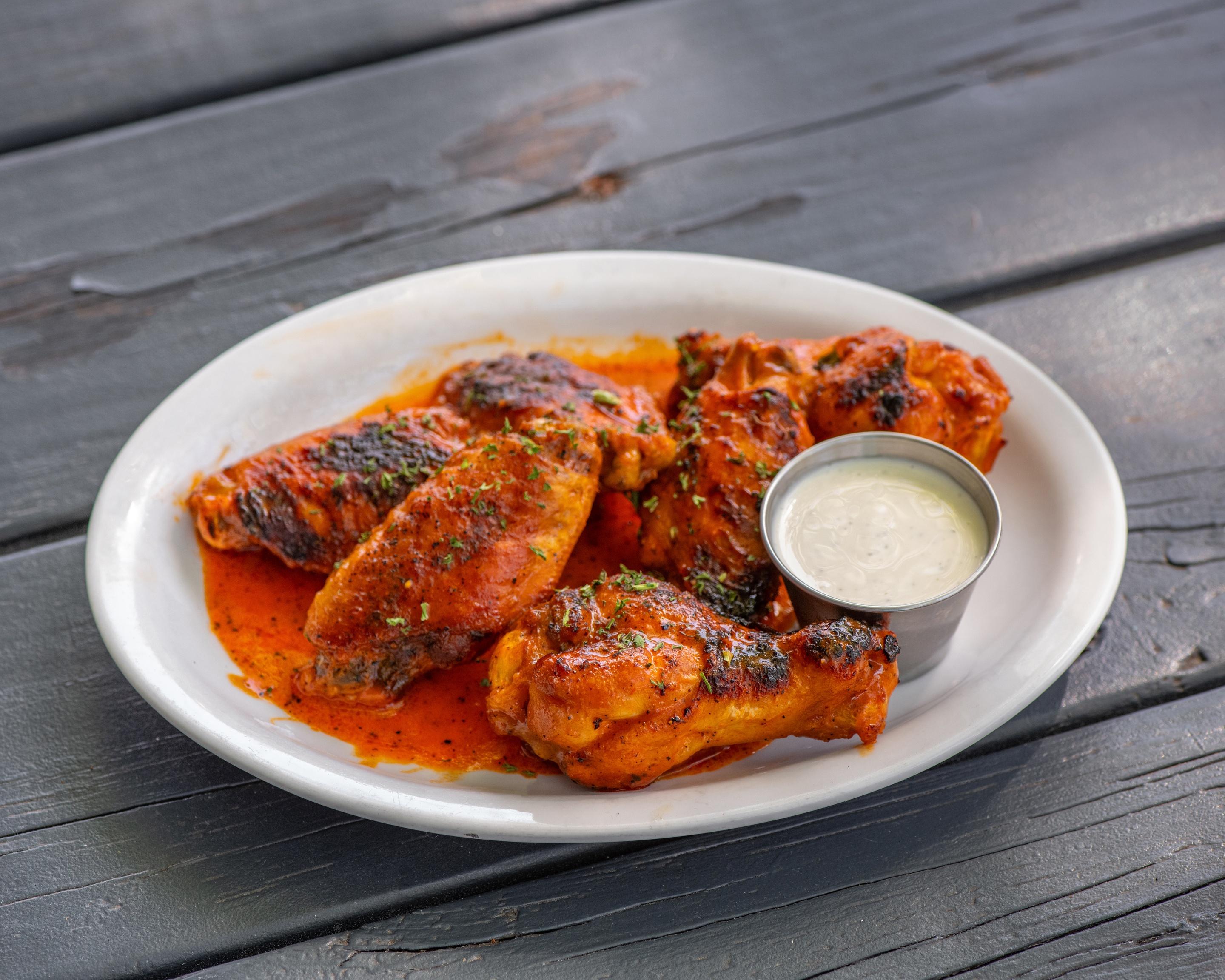 Wood-Fired Wings.