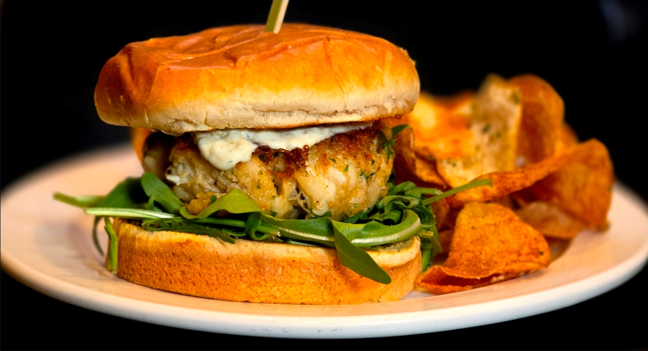 Crab Cake Sandwich.