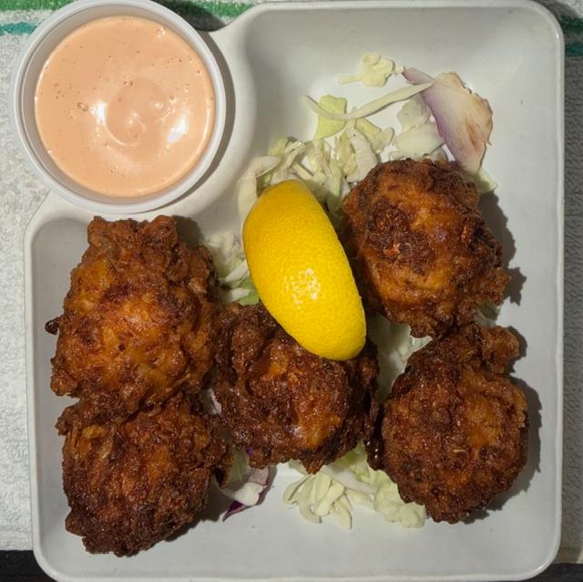 Bahamian Conch Fritters.