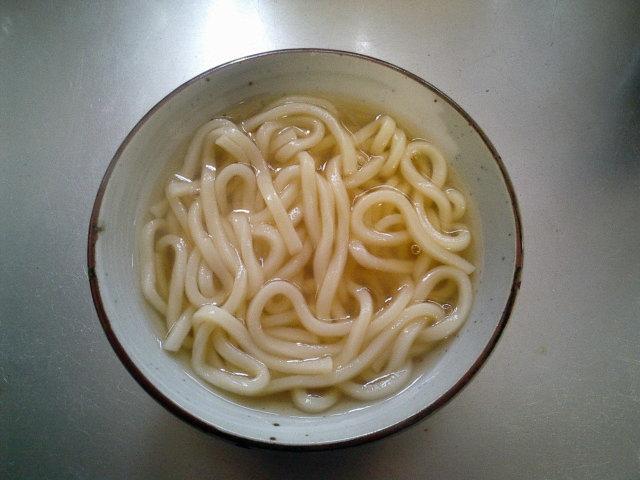 Plain Udon Soup.