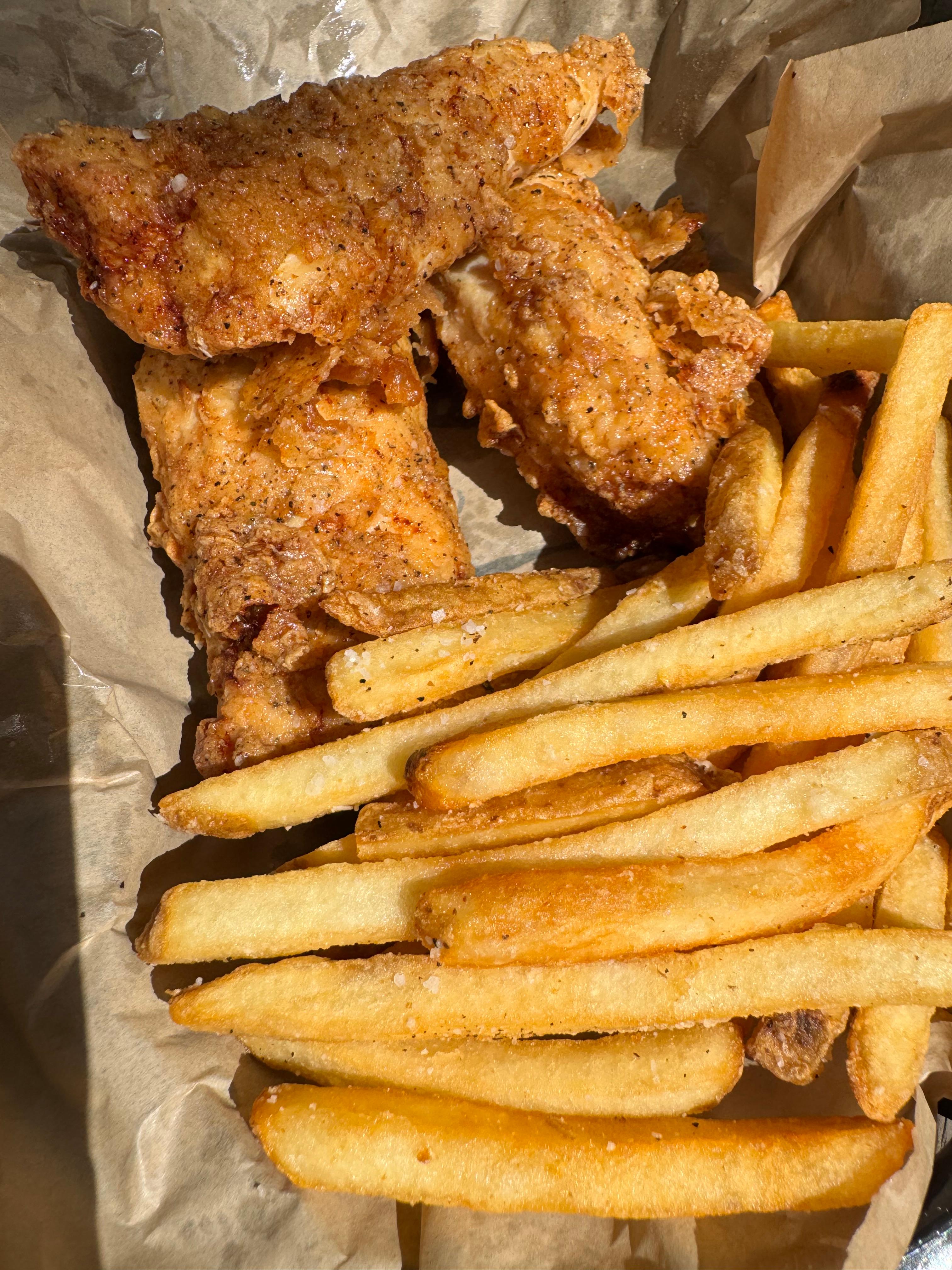 Chicken Strips & Fries.