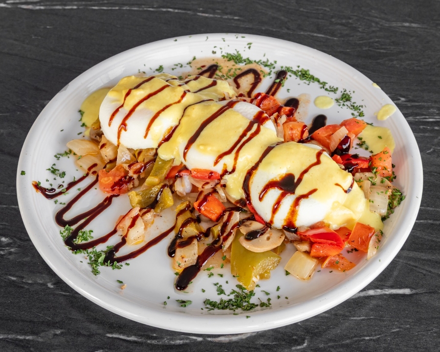 #57E Veggie's Benedict.
