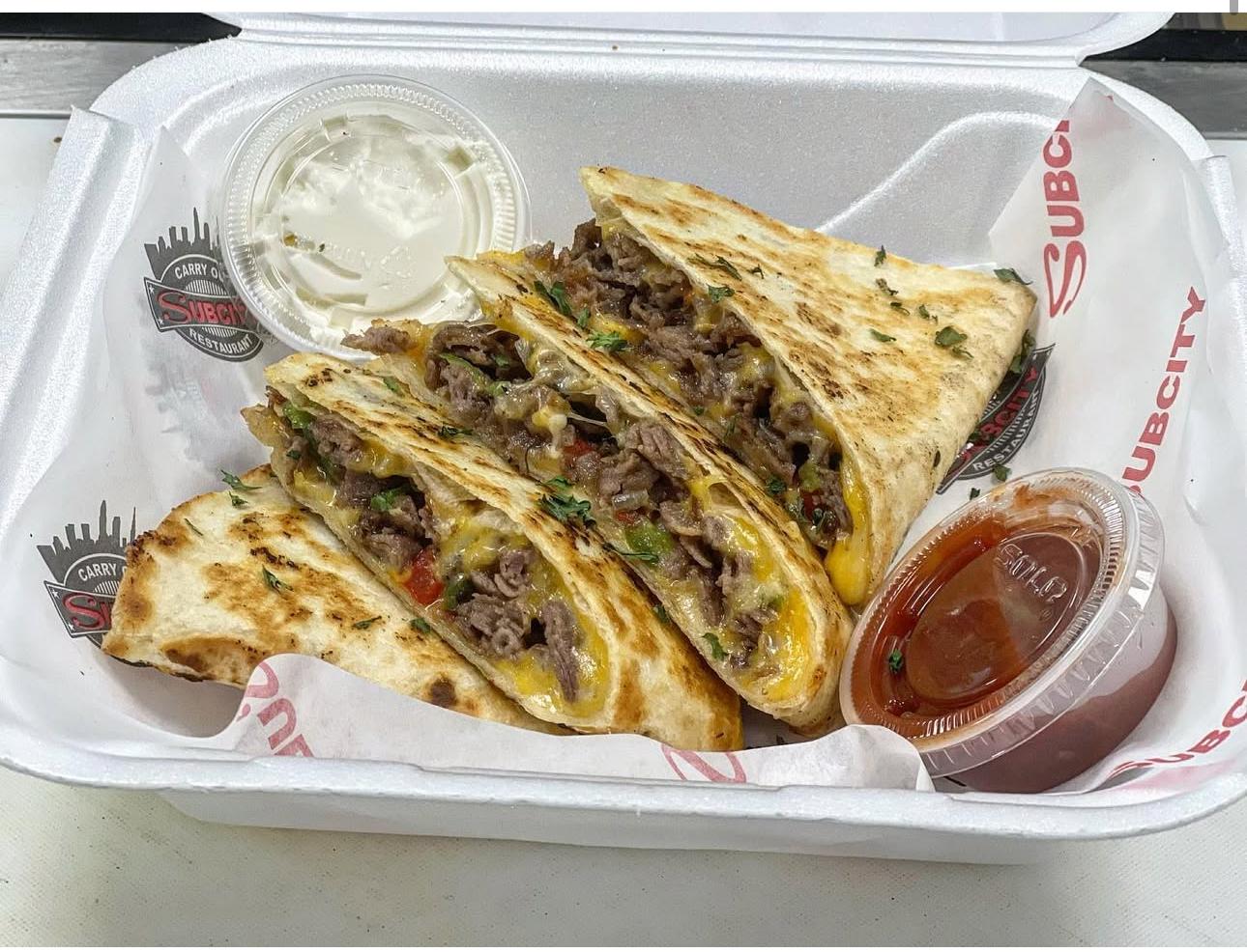 Steak Quesadilla.
