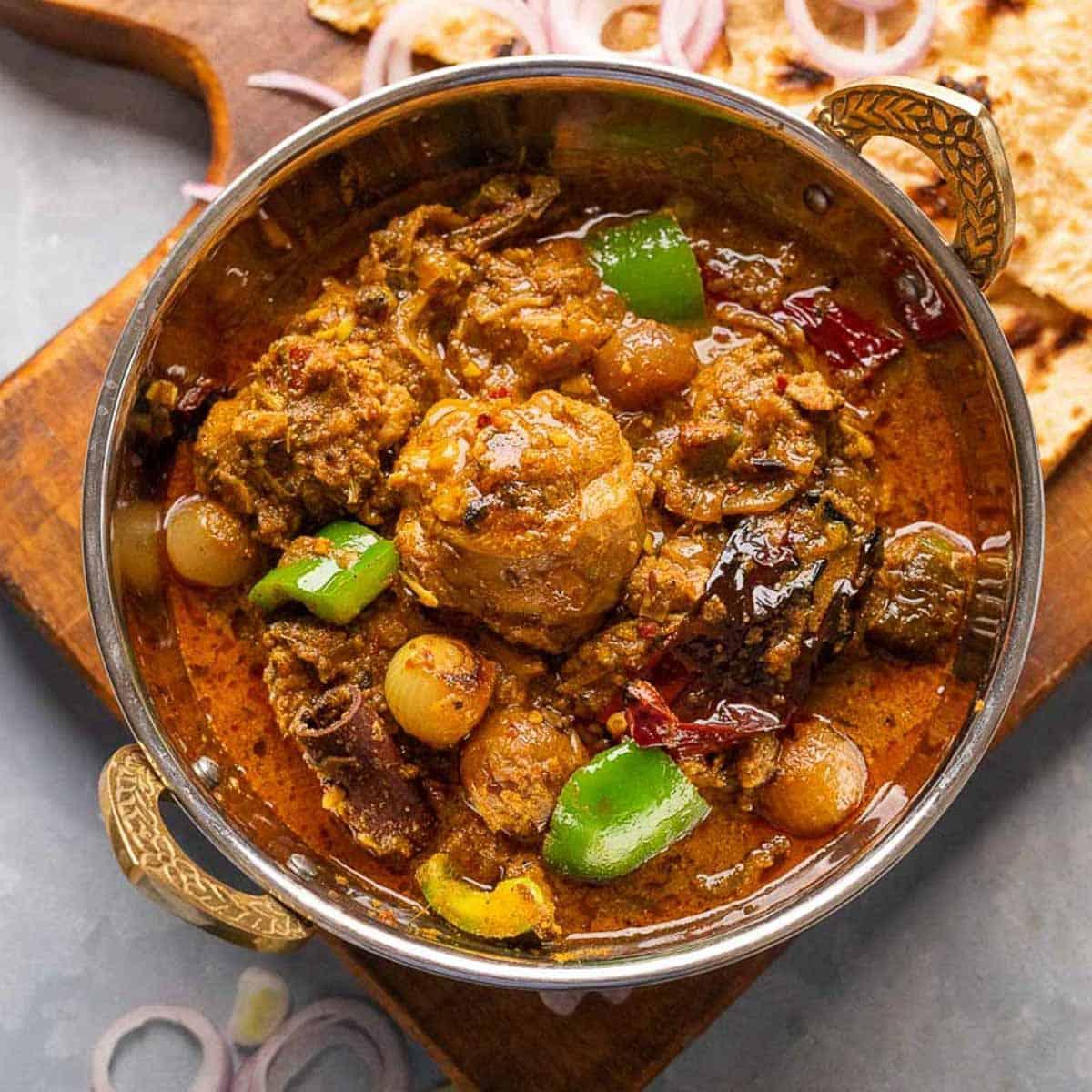 KADHAI CHICKEN.