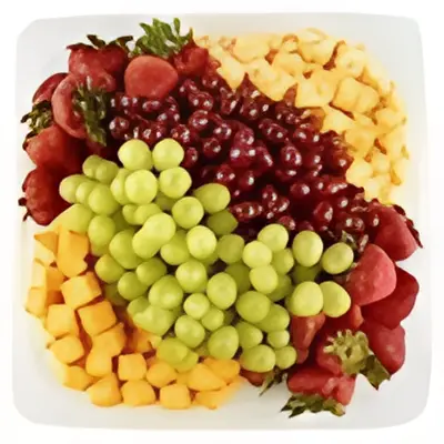 Fruit and Cheese Tray.
