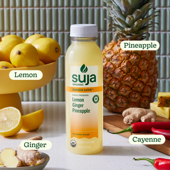 Suja (support immune and digestive health).