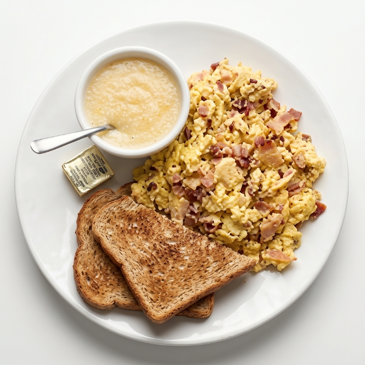 Salmon Scramble.