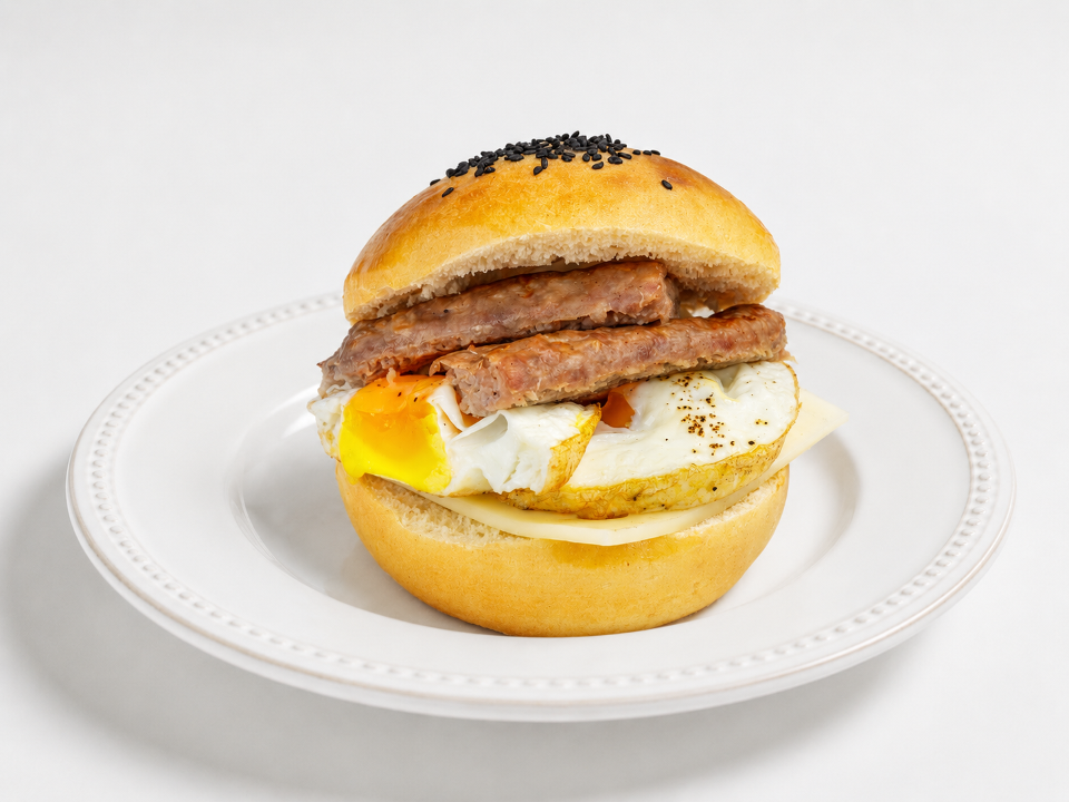 Sausage, Egg & Cheese Croissant.