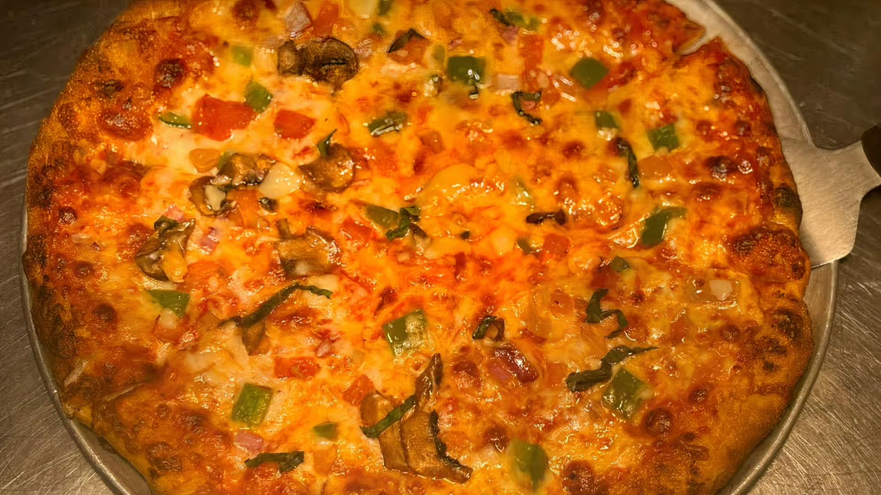 Garden Harmony Pizza.