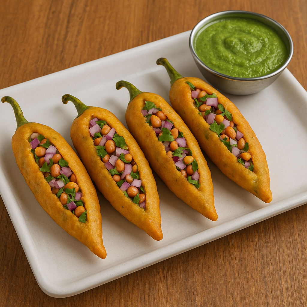 Mirchi Bajji (Stuffed).