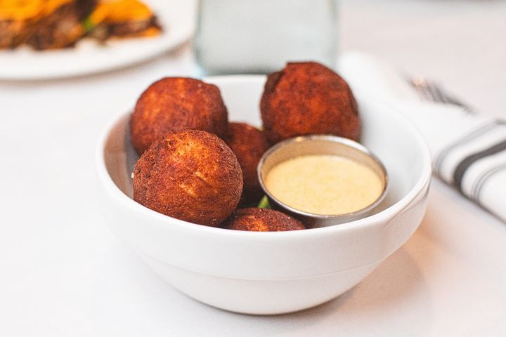 Lobster Mac & Cheese Bites.