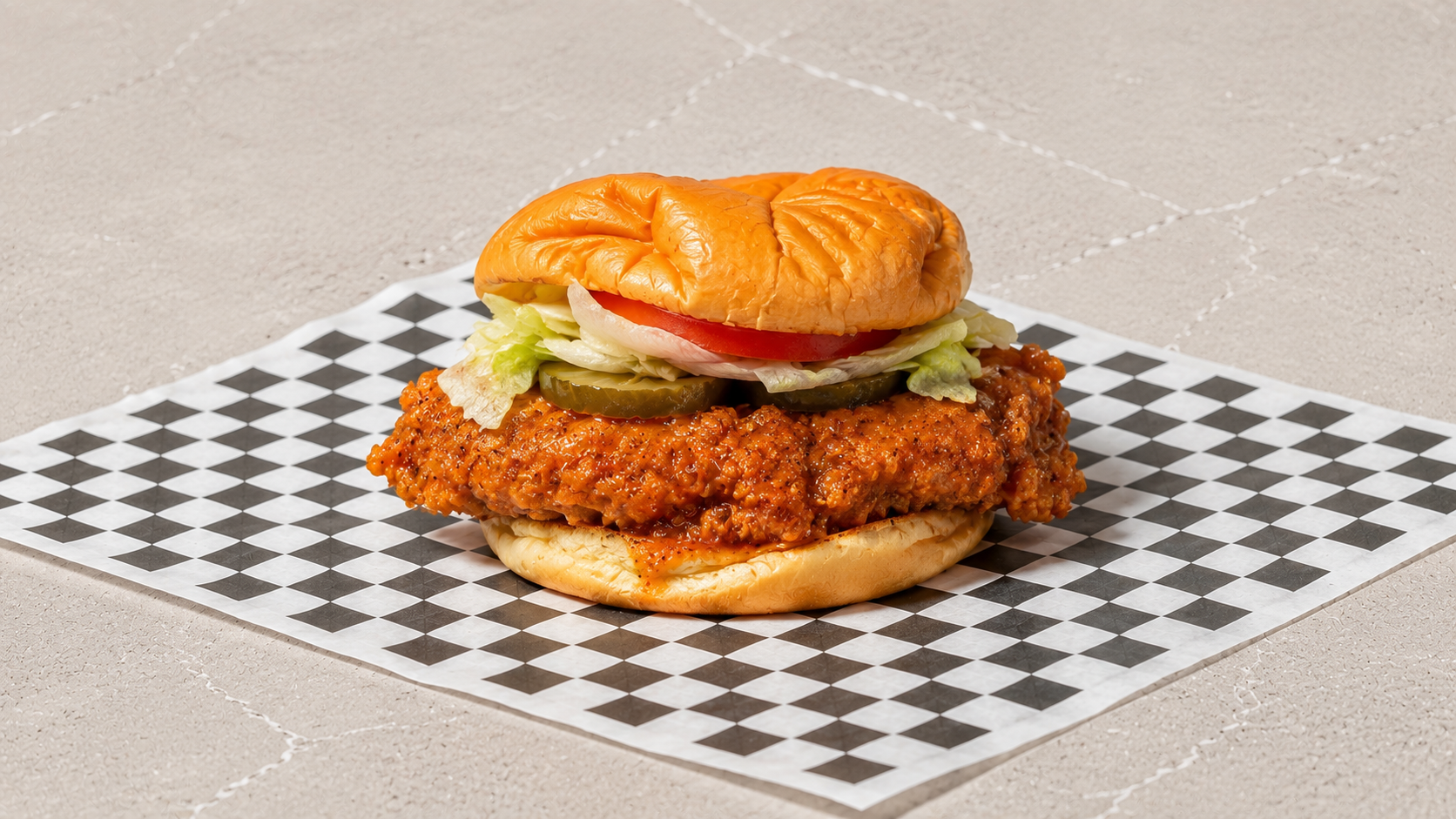 Hot Honey Chicken Sandwich.