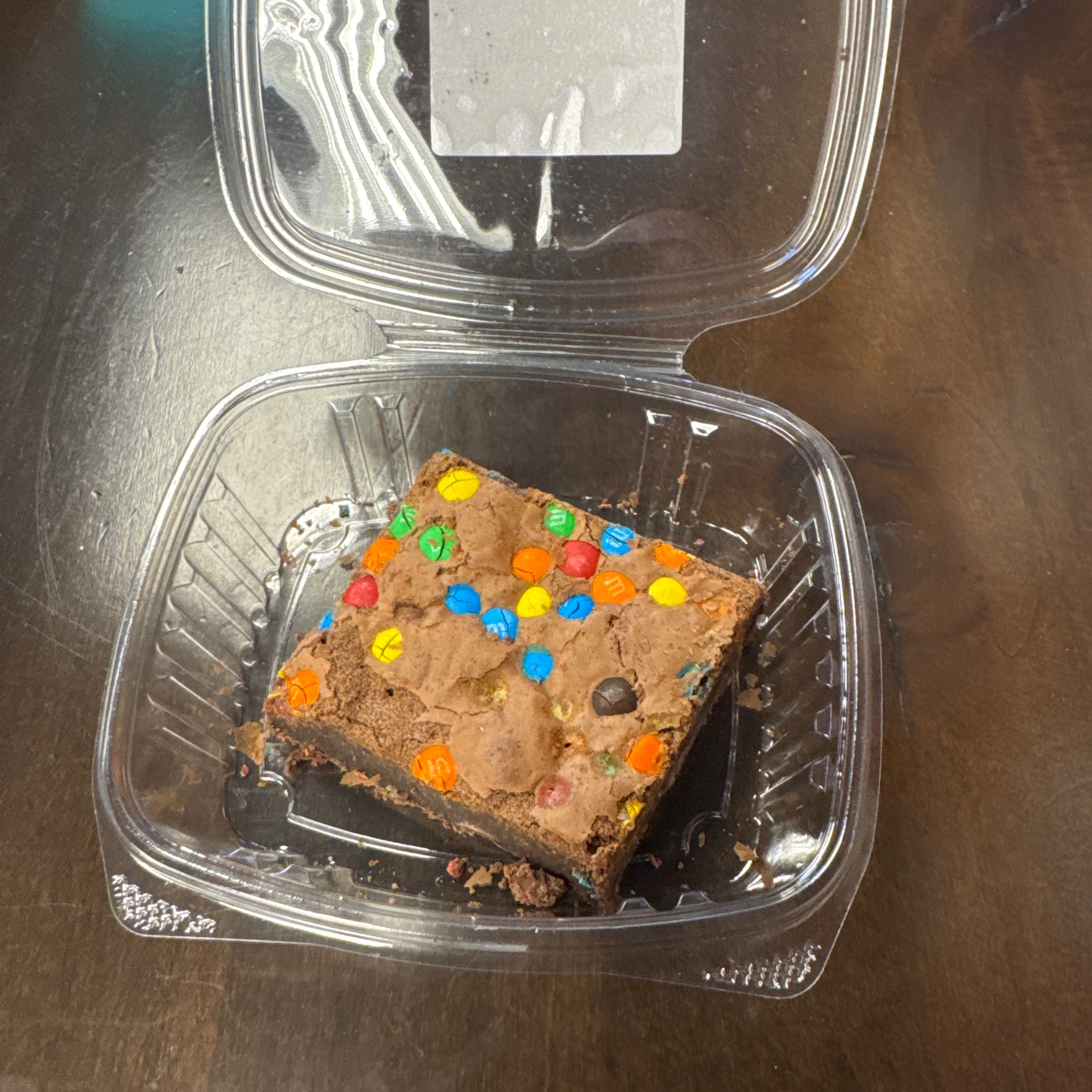 M & M Brownie.
